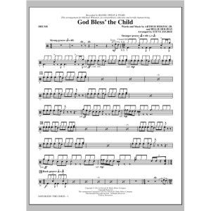God Bless' The Child (arr. Steve Zegree) - Drums