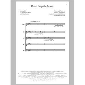Don't Stop The Music (arr. Deke Sharon)