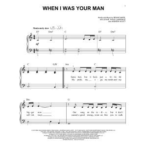 When I Was Your Man