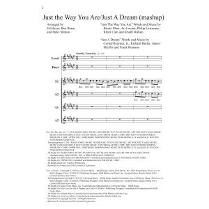 Just The Way You Are/Just A Dream (Mashup) (from Pitch Perfect) (arr. Deke Sharon)