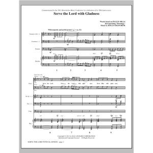 Serve the Lord with Gladness - Full Score