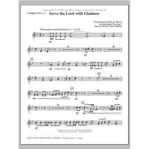 Serve the Lord with Gladness - Bb Trumpet 1 & 2