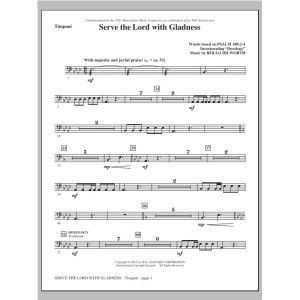Serve the Lord with Gladness - Timpani
