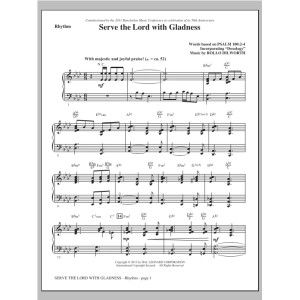 Serve the Lord with Gladness - Rhythm