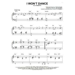 I Won't Dance [Jazz version] (arr. Brent Edstrom)