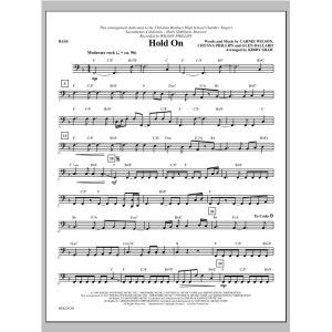 Hold On (arr. Kirby Shaw) - Bass