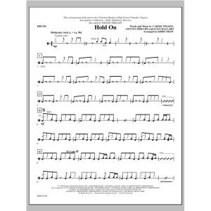 Hold On (arr. Kirby Shaw) - Drums