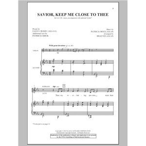 Savior, Keep Me Close To Thee