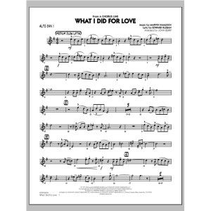 What I Did For Love - Alto Sax 1