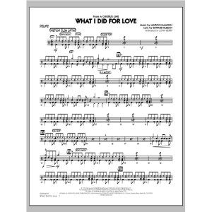 What I Did For Love - Drums