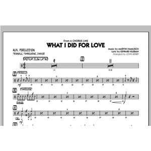 What I Did For Love - Aux Percussion