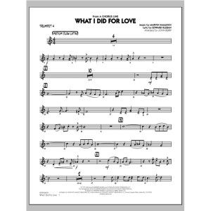 What I Did For Love - Trumpet 4