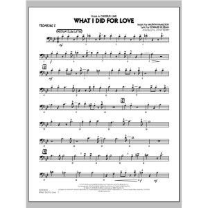 What I Did For Love - Trombone 2