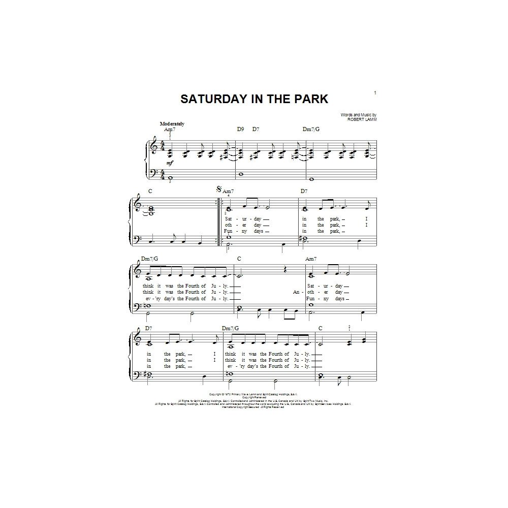 Saturday In The Park
