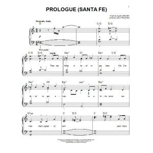 Prologue (Santa Fe) (from Newsies)