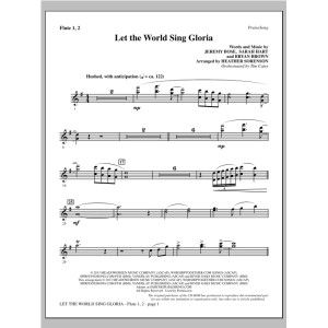 Let The World Sing Gloria - Flute 1 & 2