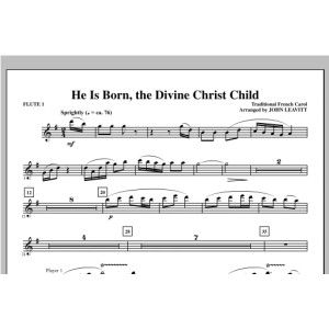 He Is Born, the Divine Christ Child - Flute 1