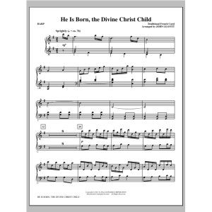He Is Born, the Divine Christ Child - Harp