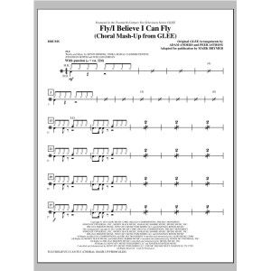 Fly/I Believe I Can Fly (Choral Mash-up from Glee) - Drums