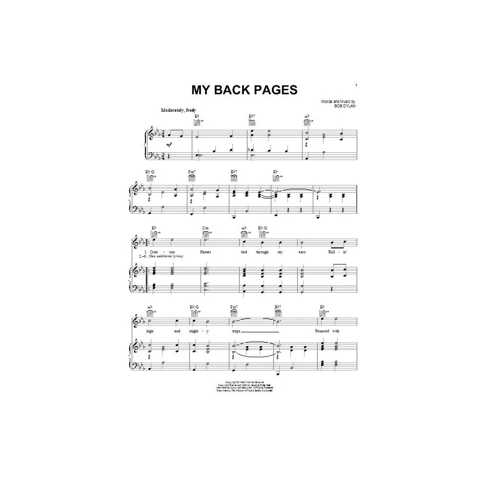 My Back Pages