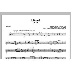 Litanei - Violin 1
