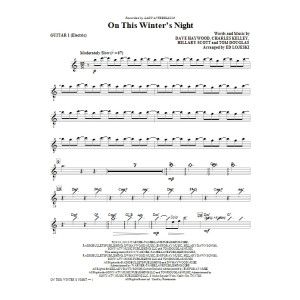 On This Winter's Night (arr. Ed Lojeski) - Guitar 1
