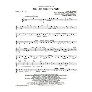 On This Winter's Night (arr. Ed Lojeski) - Guitar 2