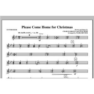 Please Come Home for Christmas (arr. Mark Brymer) - Synthesizer