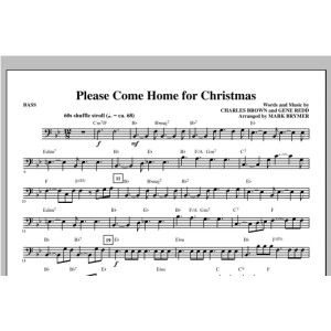 Please Come Home for Christmas (arr. Mark Brymer) - Bass