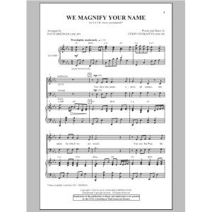 We Magnify Your Name