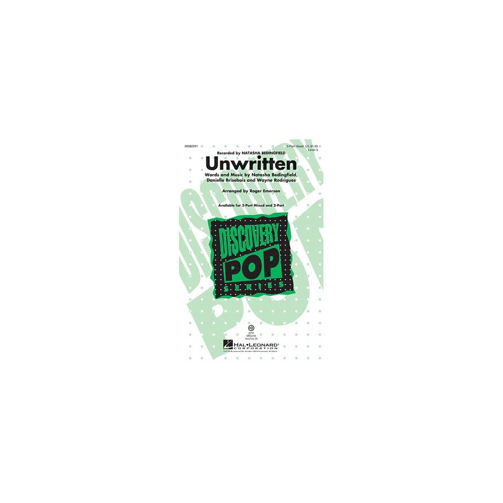 Unwritten (arr. Roger Emerson)