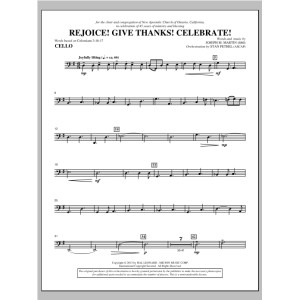 Rejoice! Give Thanks! Celebrate! - Cello