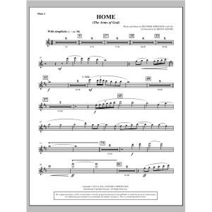 Home (The Arms of God) - Flute 1
