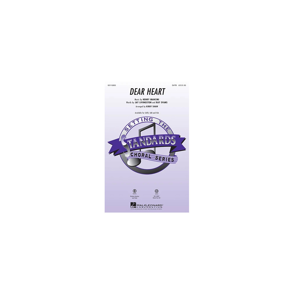 Dear Heart (arr. Kirby Shaw) - Bass