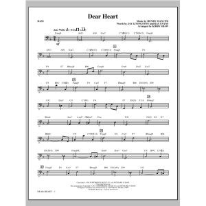 Dear Heart (arr. Kirby Shaw) - Bass