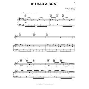 If I Had A Boat