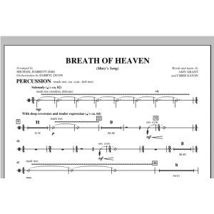 Breath Of Heaven (from "All Is Well") - Percussion