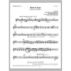 Rock of Ages (Forgiven and Free) - Bb Clarinet 1 & 2