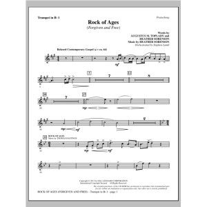 Rock of Ages (Forgiven and Free) - Bb Trumpet 1