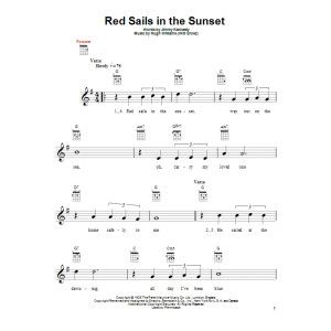 Red Sails In The Sunset