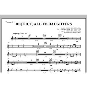 Rejoice, All Ye Daughters (from "Season Of Wonders") - Bb Trumpet 1