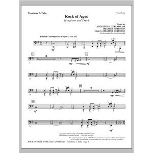 Rock of Ages (Forgiven and Free) - Trombone 3/Tuba