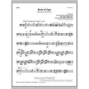 Rock of Ages (Forgiven and Free) - Cello
