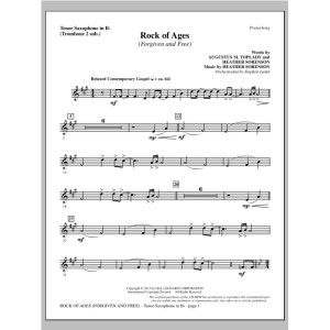 Rock of Ages (Forgiven and Free) - Tenor Sax (sub. Tbn 2)