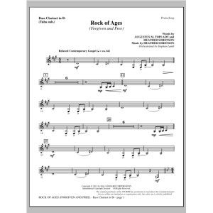 Rock of Ages (Forgiven and Free) - Bass Clarinet (sub. Tuba)