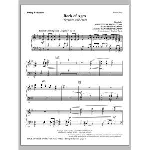 Rock of Ages (Forgiven and Free) - Keyboard String Reduction