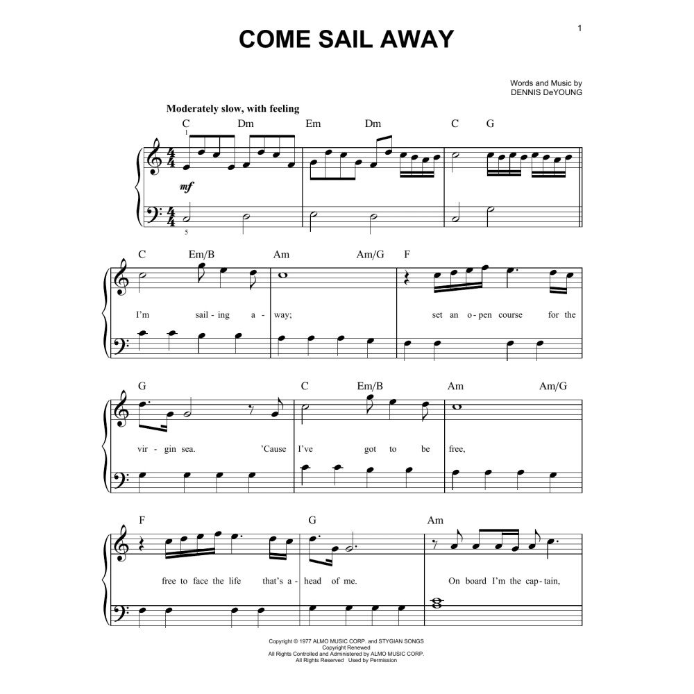 Come Sail Away