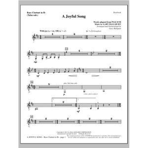 A Joyful Song - Bass Clarinet (sub. Tuba)