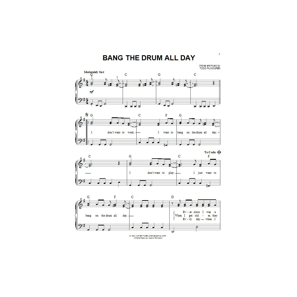 Bang The Drum All Day
