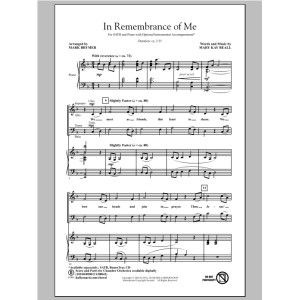 In Remembrance Of Me